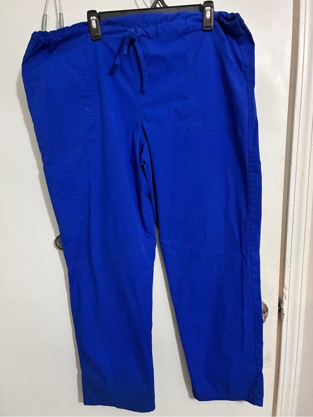 Women’s Drawstring Scrub Pants in Royal Blue